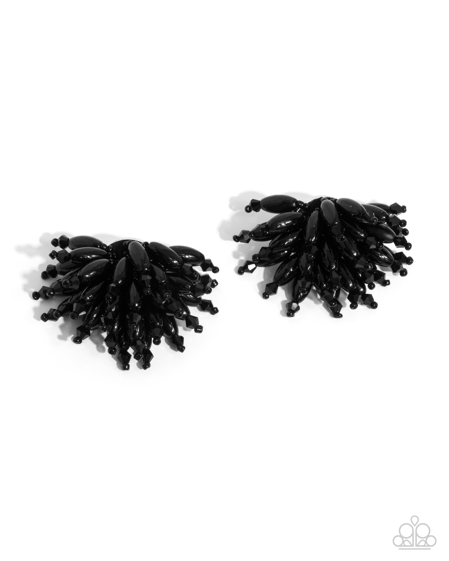Paparazzi - Sunset Shower - Black Post Earrings