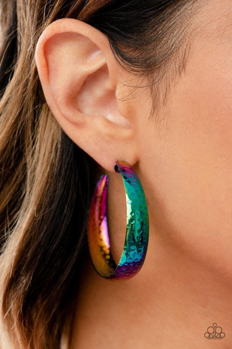 Paparazzi - FUTURISTIC FLAVOR Multi Post Earrings