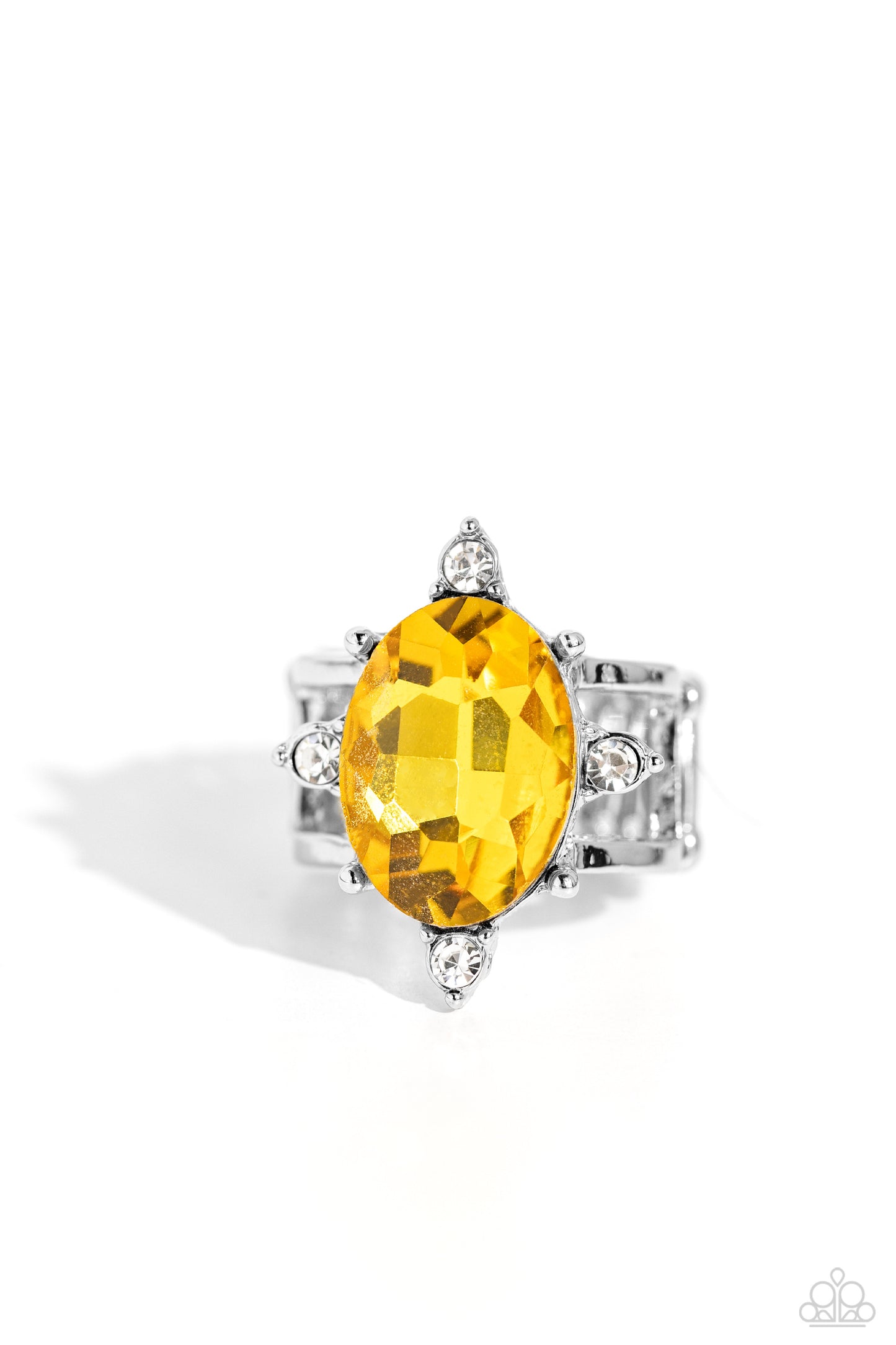 Paparazzi - Sensational Sparkle - Yellow Ring