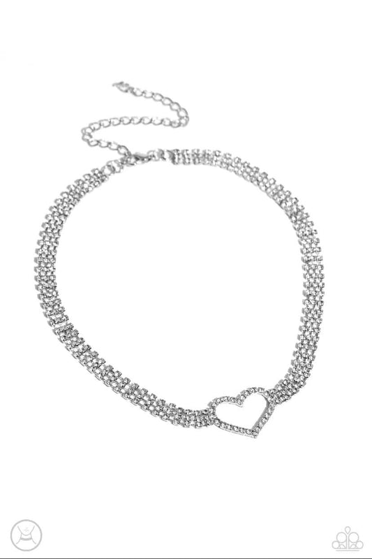 Paparazzi -  Rows of Romance - White Necklace