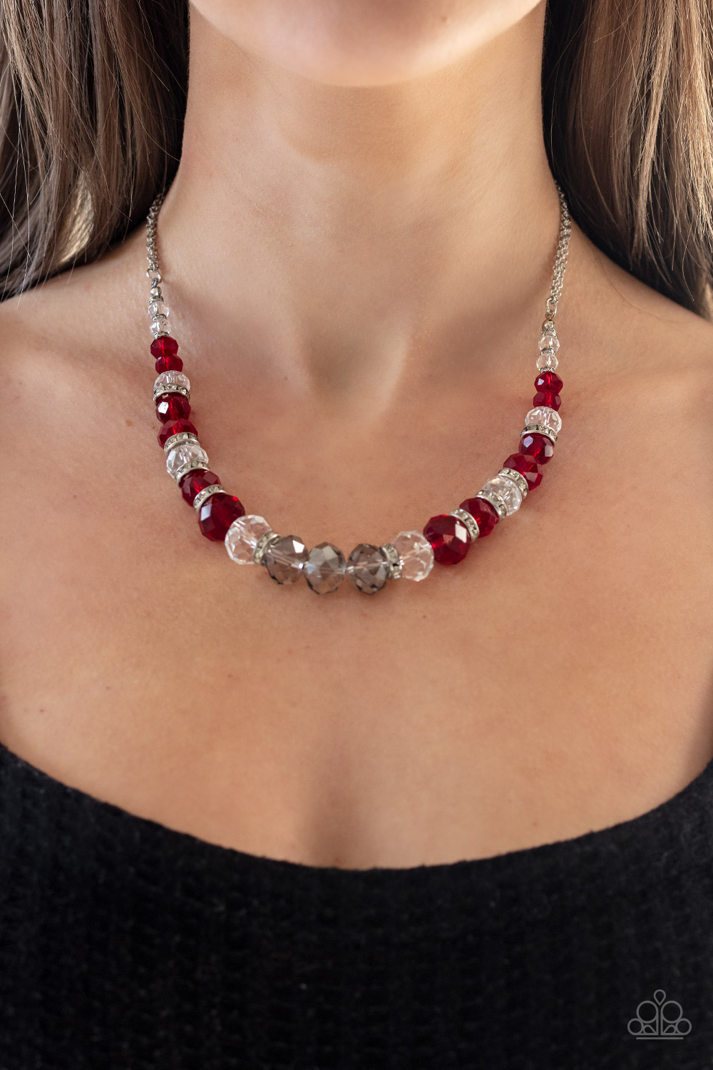 Paparazzi - Distracted by Dazzle - Red Necklace