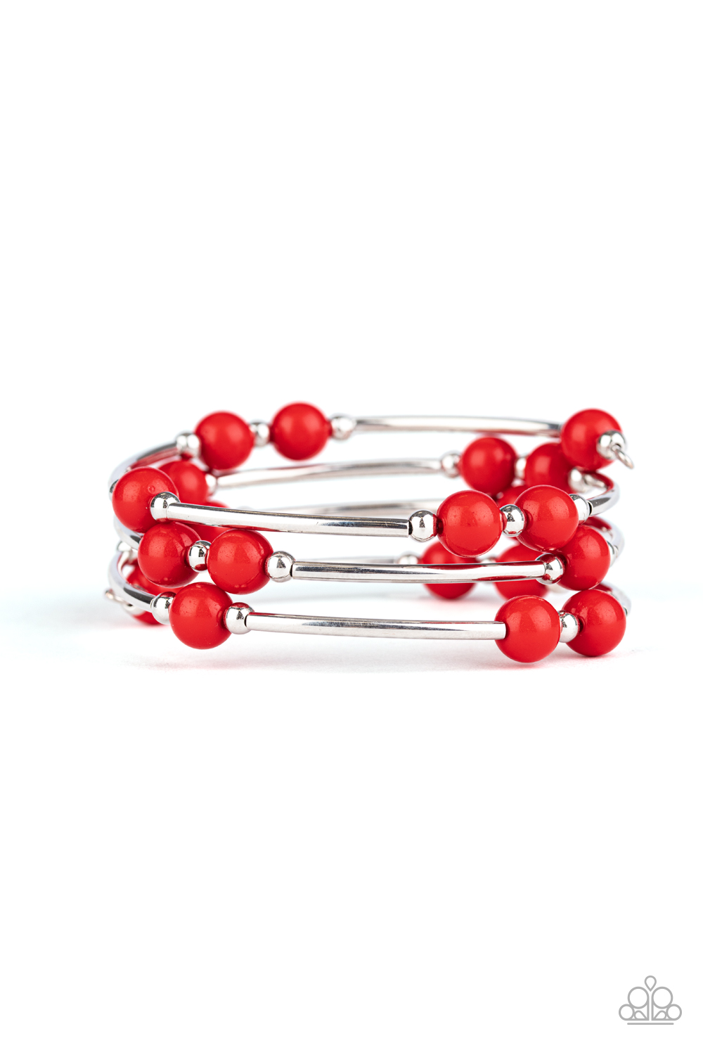 Paparazzi - Let Freedom Ring - Red Bracelet