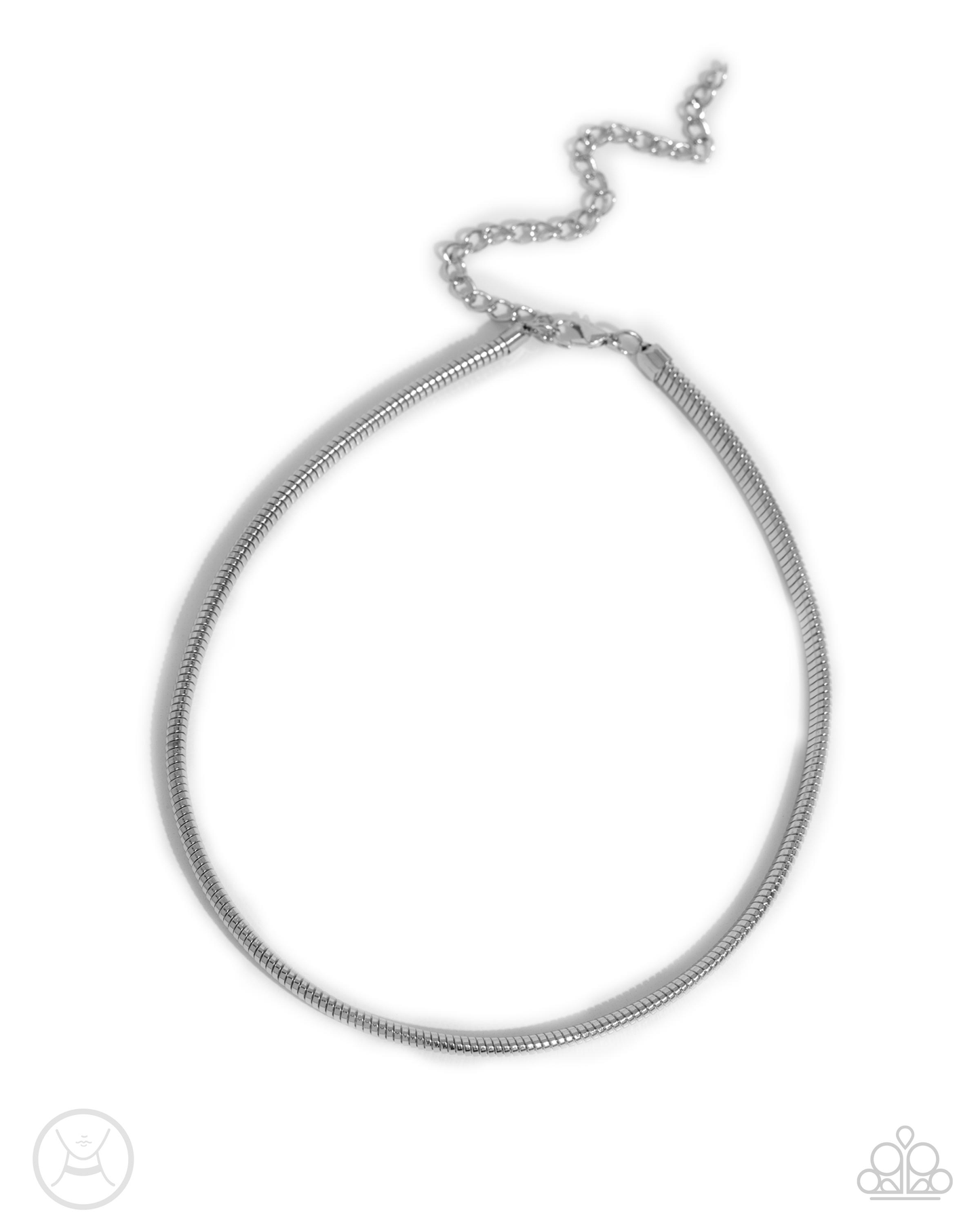 Paparazzi - Captivating Choker - Silver Choker