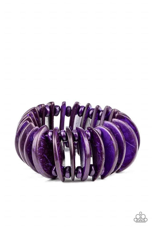 Paparazzi - Tropical Tiki Bar Purple Bracelet