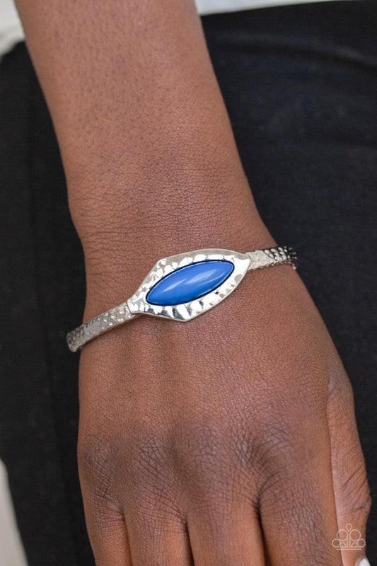 Paparazzi- Mason Minimalism - Blue Bracelet
