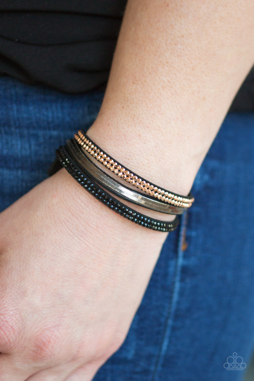 Paparazzi- I Mean Business - Multi Urban Bracelet
