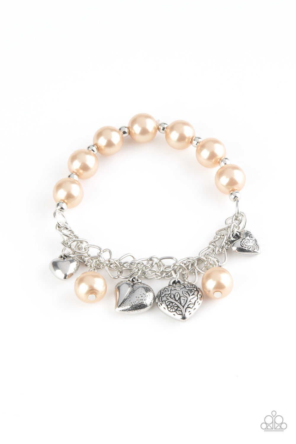 Paparazzi - More Amour - Brown Bracelet