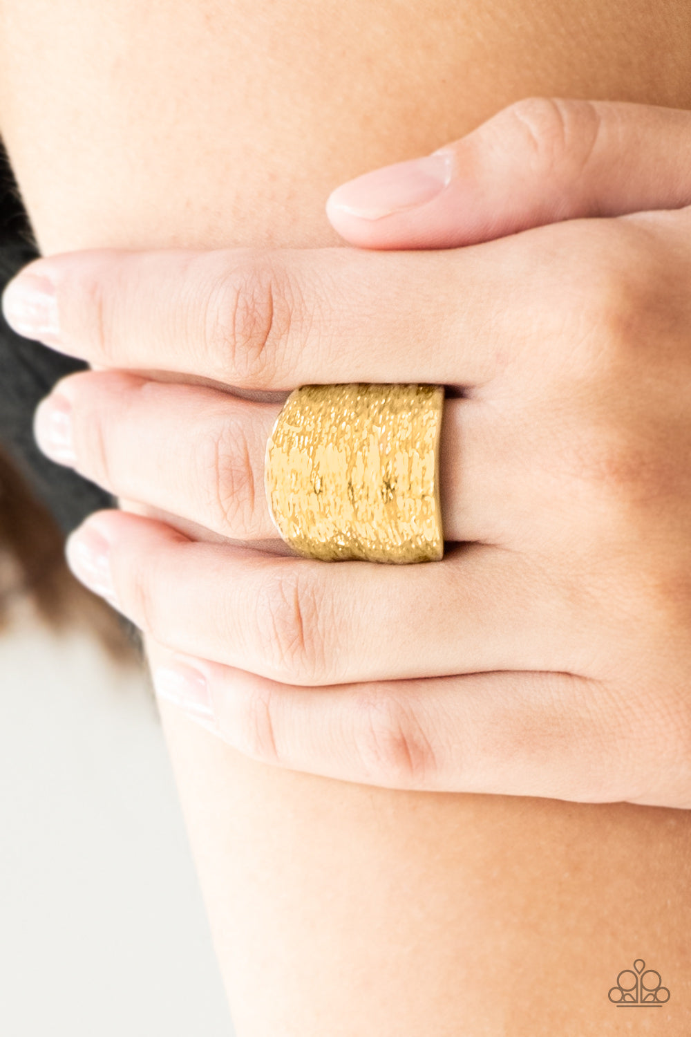 Paparazzi - Paleo Patterns - Gold Ring