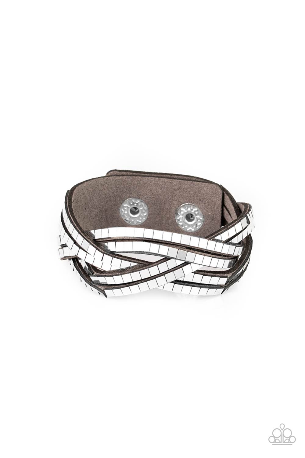 Paparazzi - Looking For Trouble - Silver Bracelet