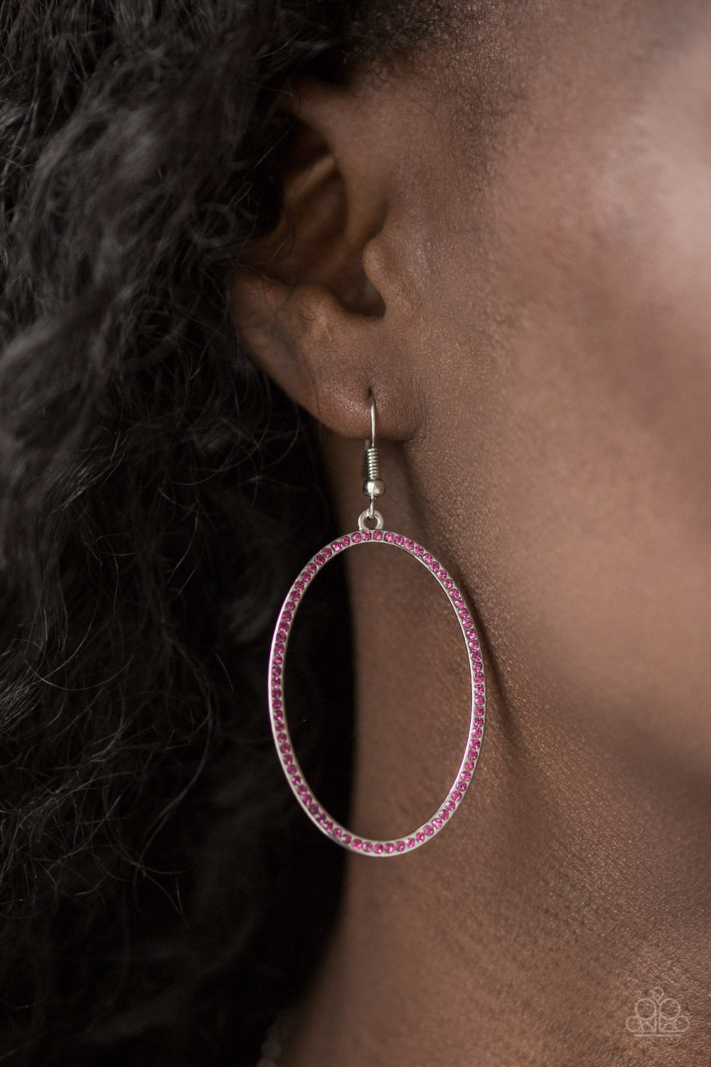 Paparazzi - Dazzle On Demand - Pink Earrings
