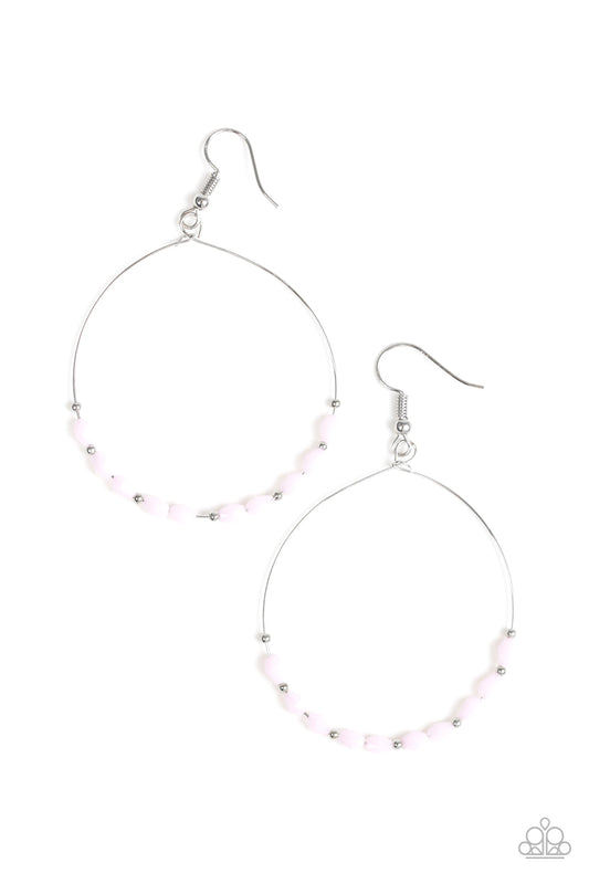 Paparazzi- Prize Winning Sparkle - Pink Earrings