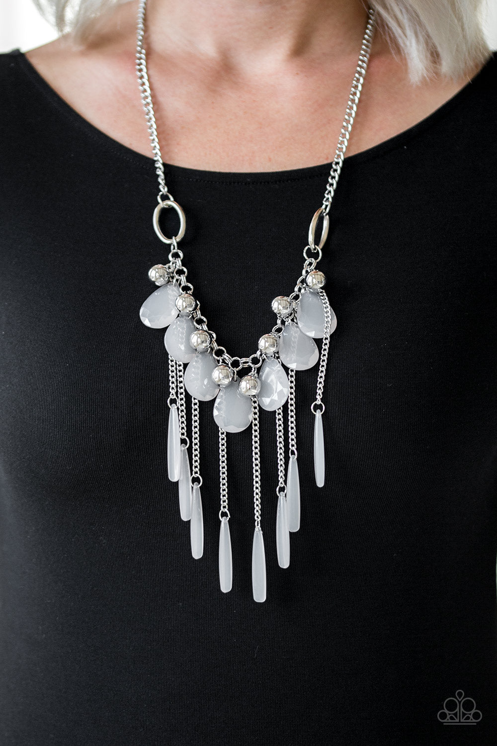 Paparazzi - Roaring Riviera - Silver Necklace
