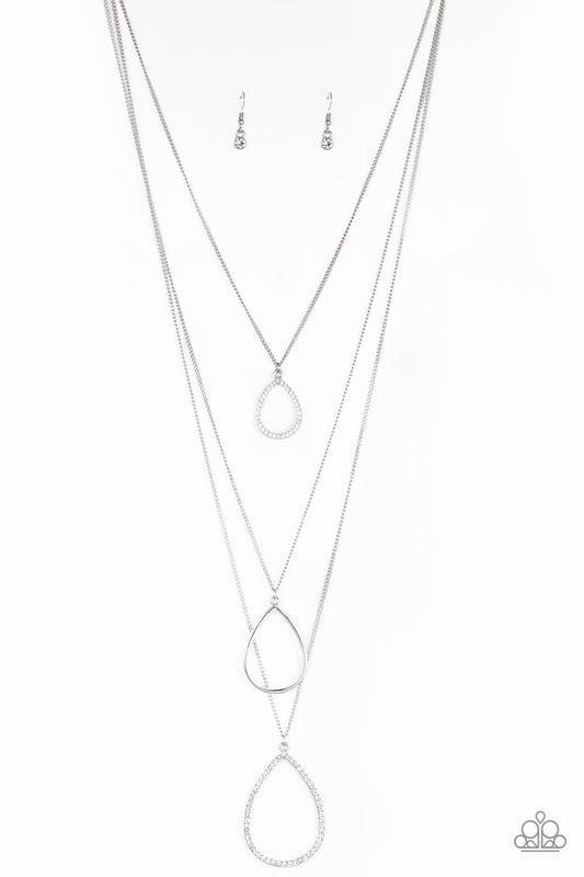 Paparazzi - Make The World Sparkle - White Necklace