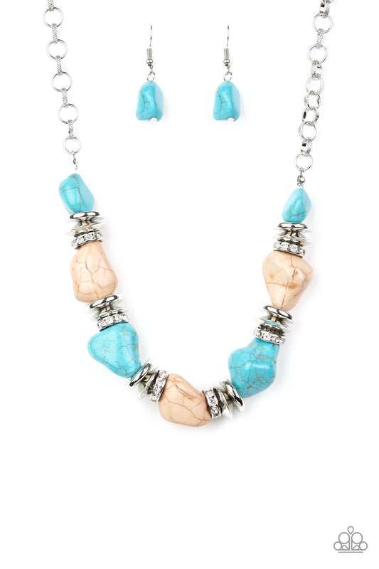 Paparazzi - Stunningly Stone Age - Multi Necklace