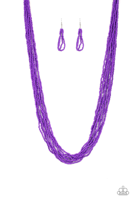 Paparazzi - Congo Colada - Purple Necklace