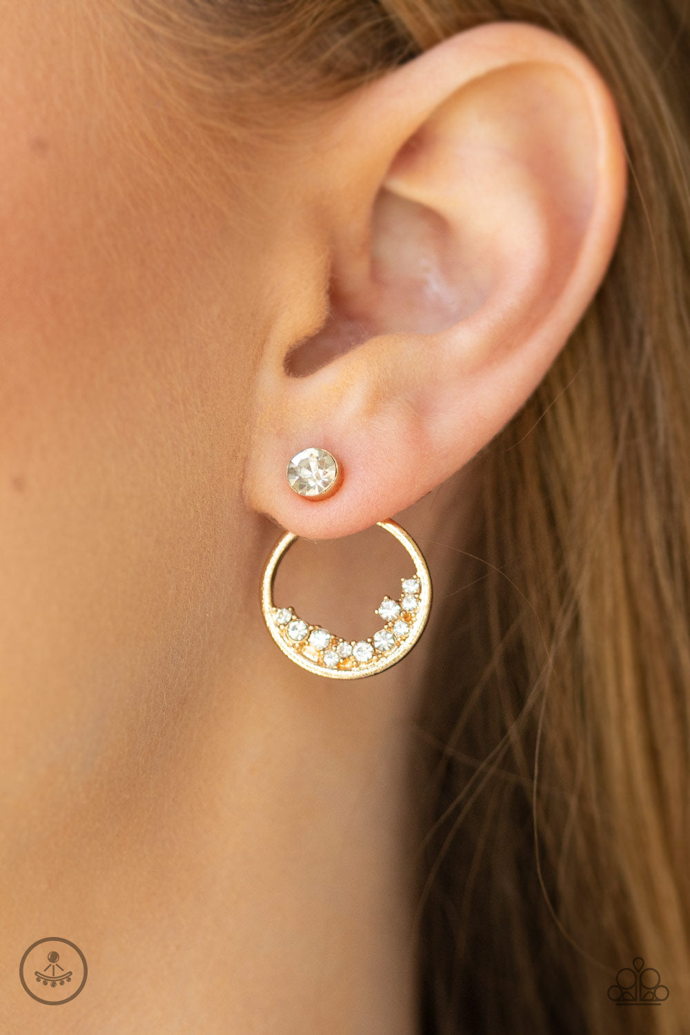 Paparazzi - Rich Blitz - Gold Earrings