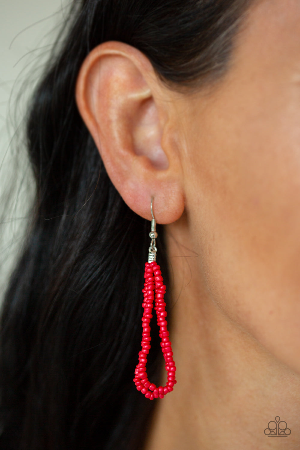 Paparazzi- Congo Colada - Red Necklace