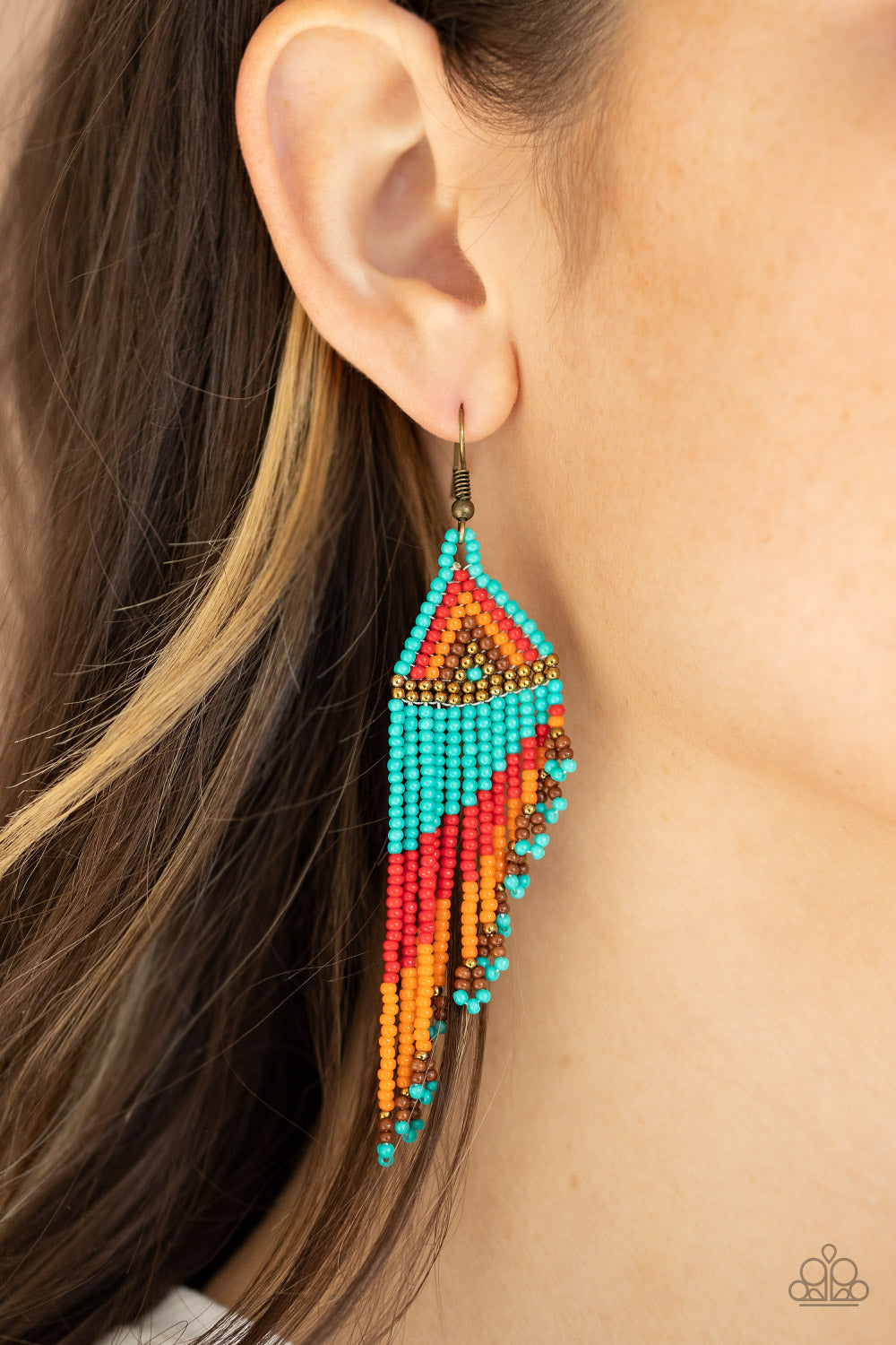 Paparazzi - Rainbow Winds - Multi Earrings