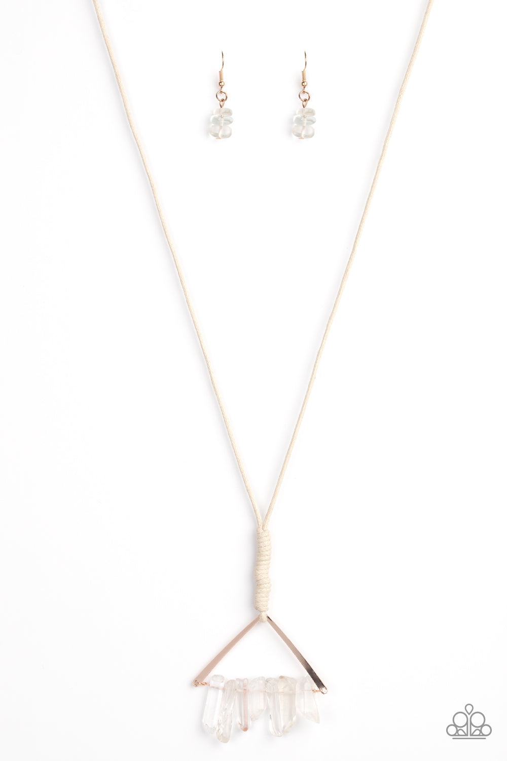 Paparazzi- Raw Talent - Rose Gold Necklace