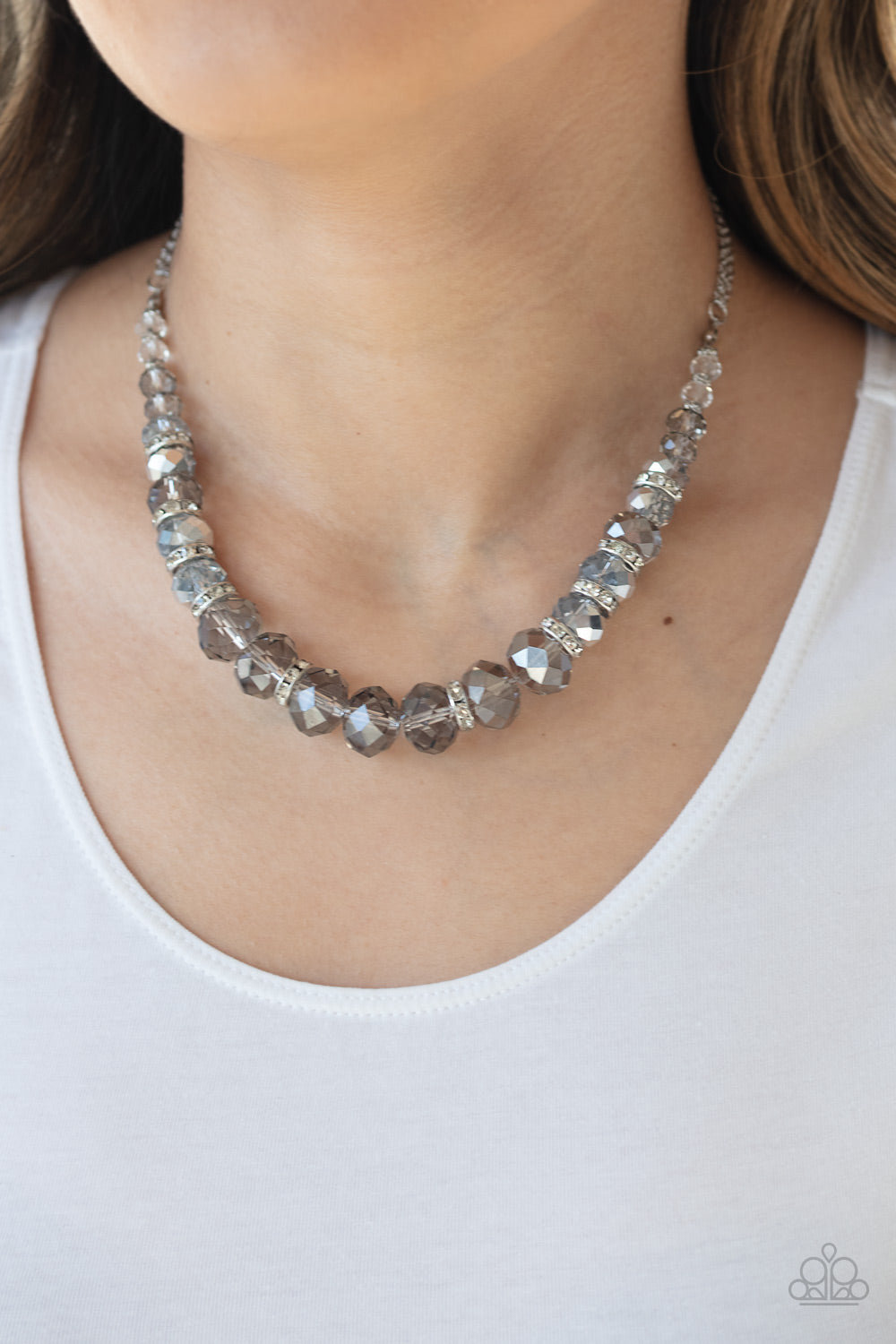 Paparazzi - Distracted by Dazzle - Silver Necklace