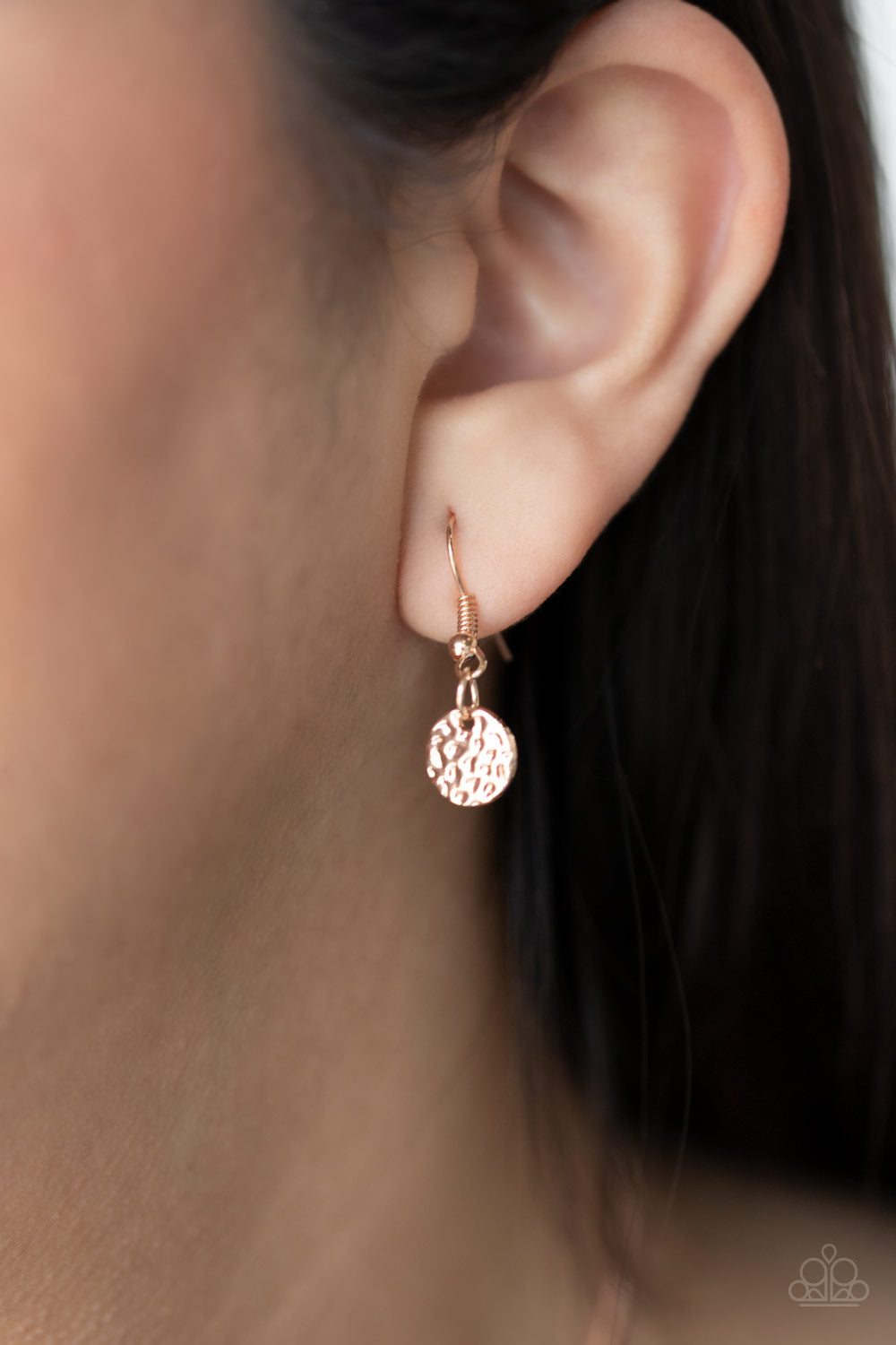 Paparazzi- RADIAL Waves - Rose Gold Necklace