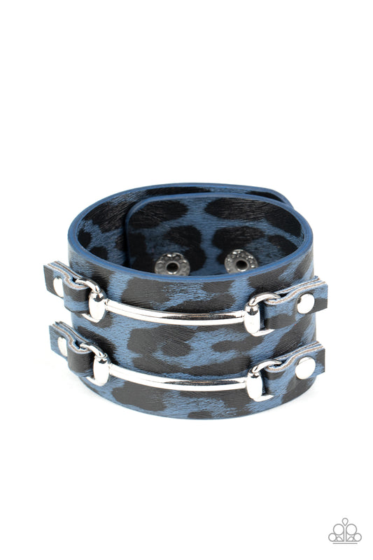 Paparazzi- Safari Scene - Blue Urban Bracelet
