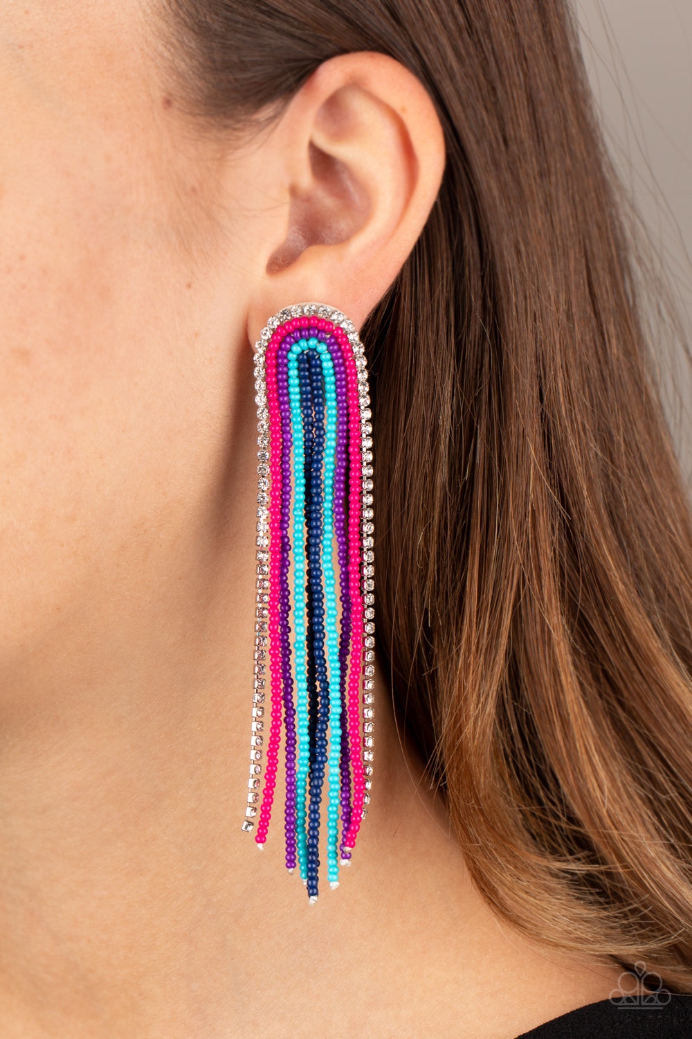 Paparazzi- Let There BEAD Light - Multi Earrings