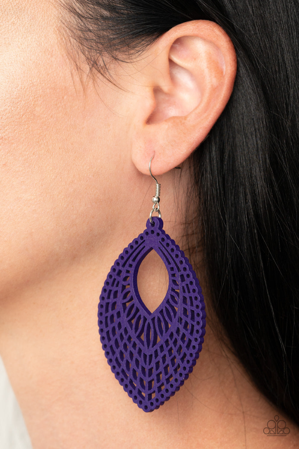 Paparazzi - One Beach At A Time - Purple Earrings