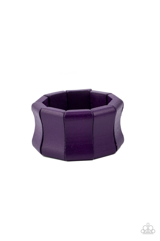 Paparazzi - Caribbean Couture - Purple Bracelet