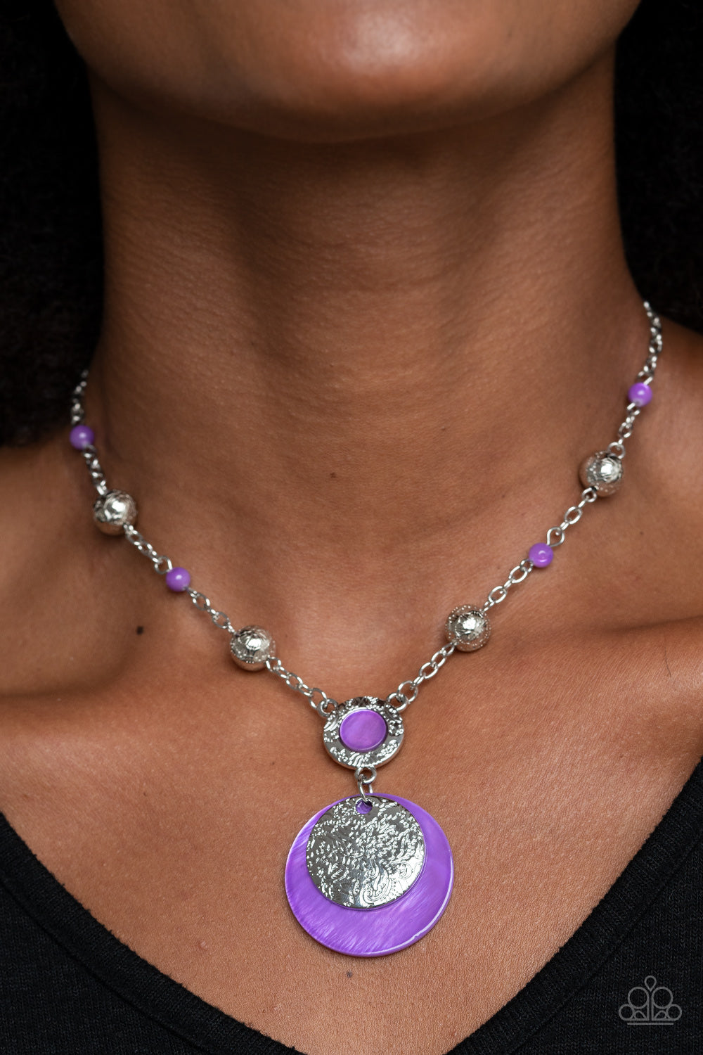 Paparazzi - SEA The Sights - Purple Necklace