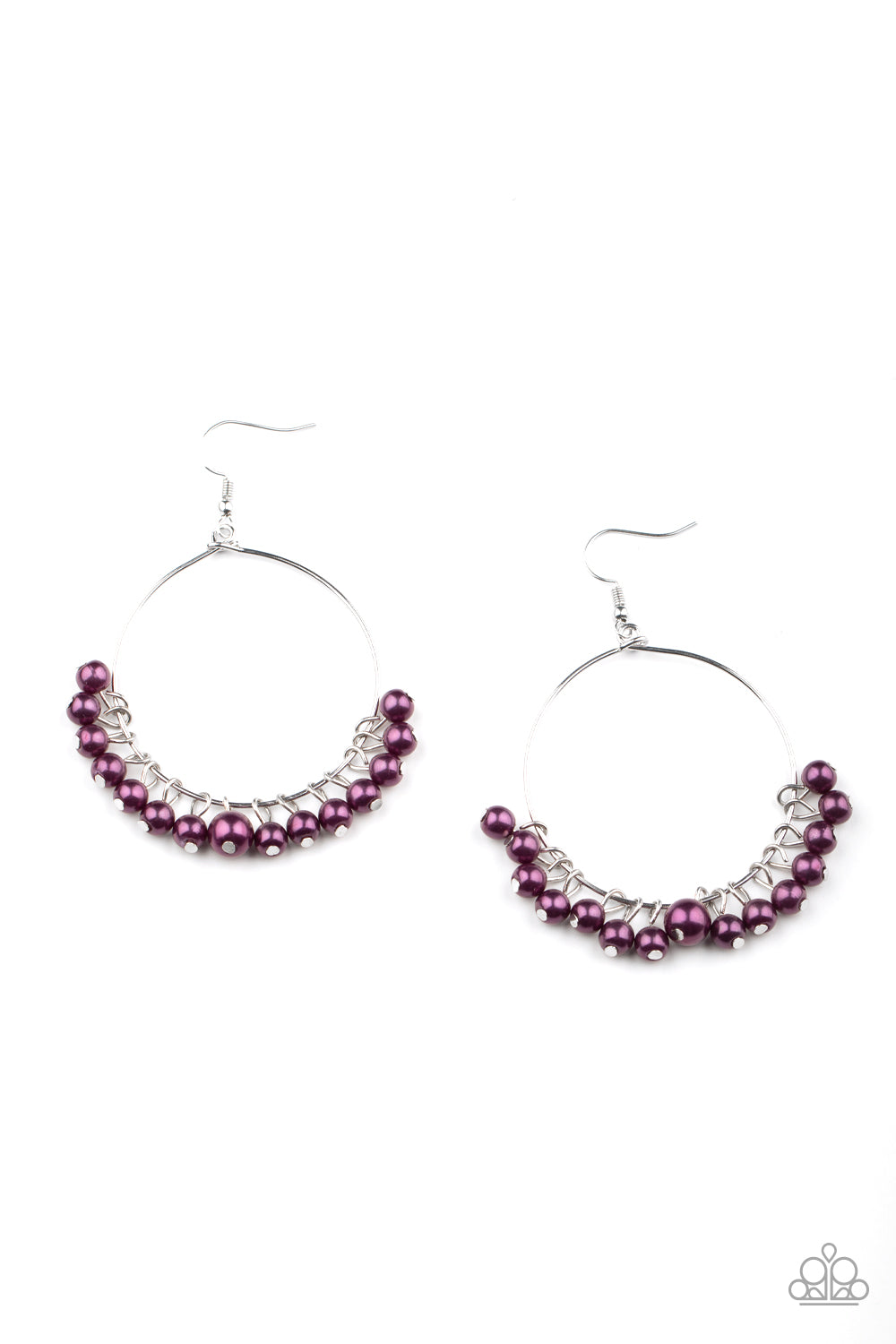 Paparazzi - Things Are Looking UPSCALE - Purple Earrings