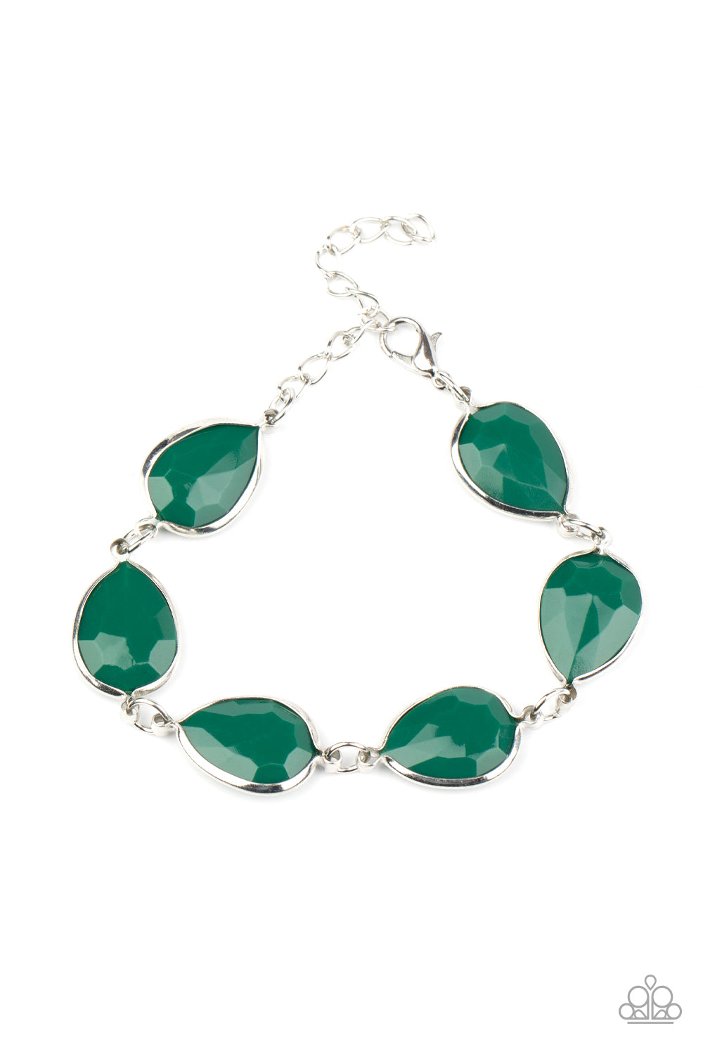 Paparazzi- REIGNy Days - Green Bracelet