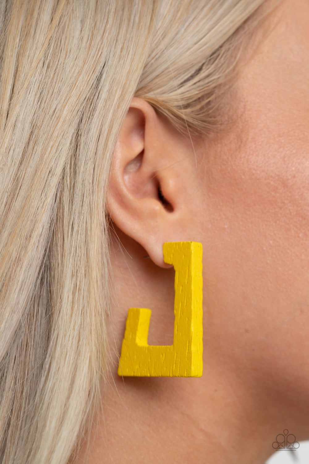 Paparazzi - The Girl Next OUTDOOR - Yellow Earrings