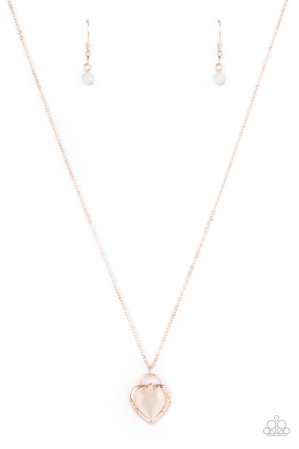 Paparazzi - A Dream is a Wish Your Heart Makes - Rose Gold Necklace