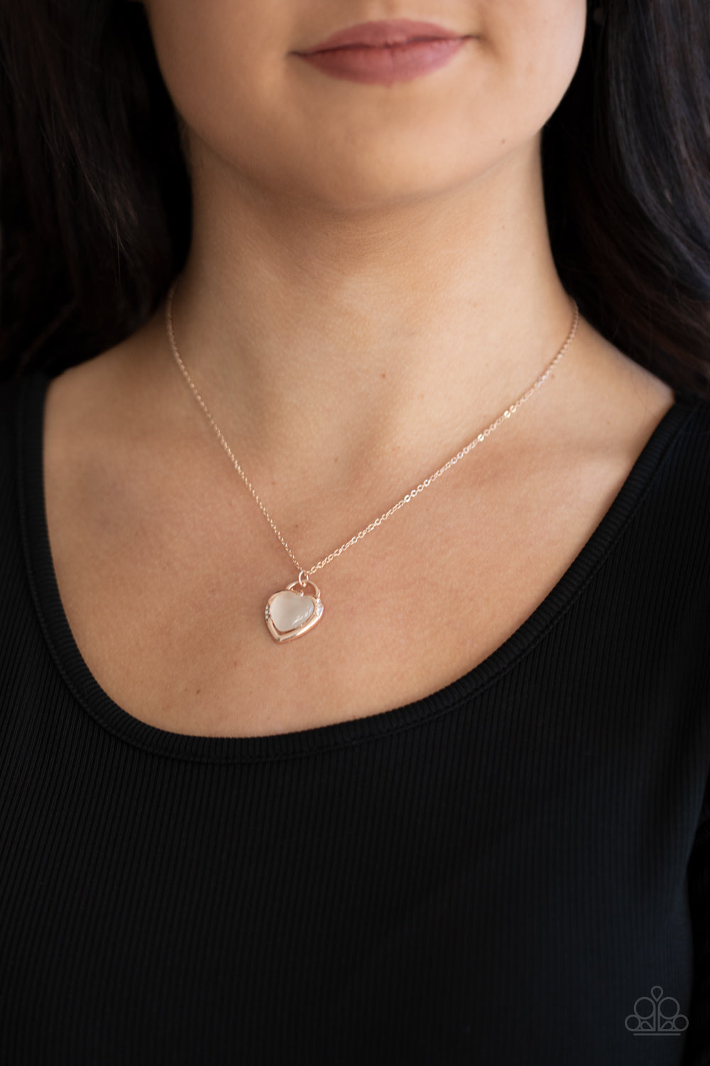 Paparazzi - A Dream is a Wish Your Heart Makes - Rose Gold Necklace