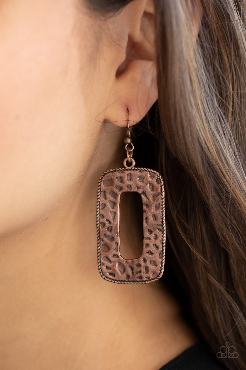 Paparazzi - Primal Elements - Copper Earrings
