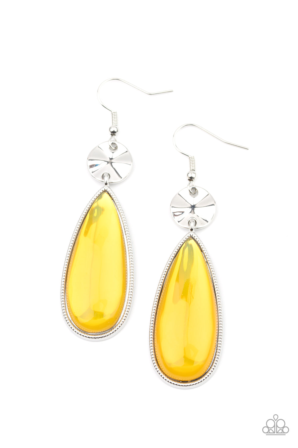 Paparazzi - Jaw-Dropping Drama - Yellow Earrings