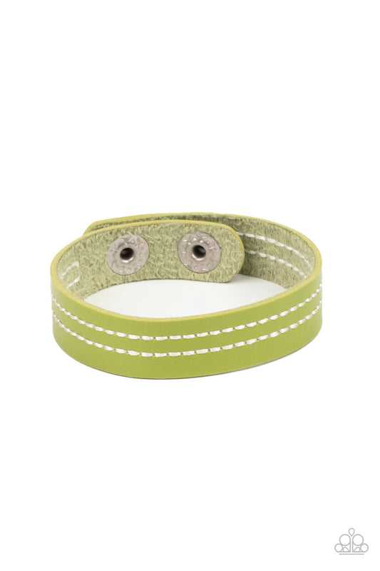 Paparazzi- Life is WANDER-ful - Green Bracelet