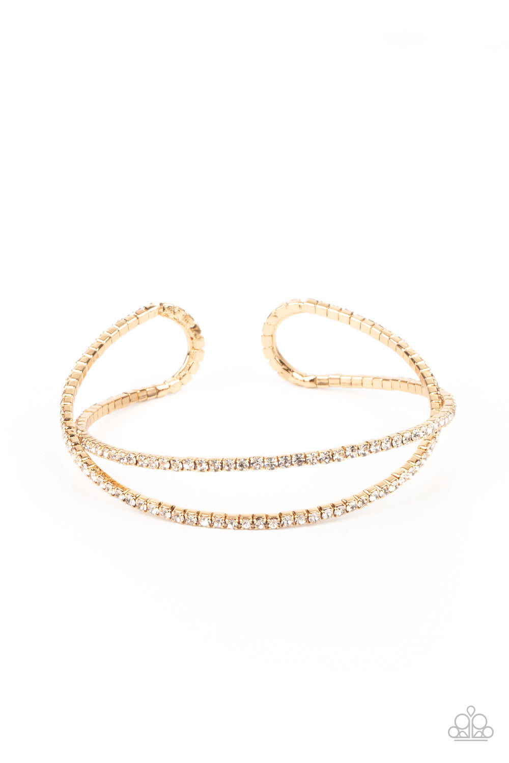 Paparazzi - Plus One Status - Gold Bracelet