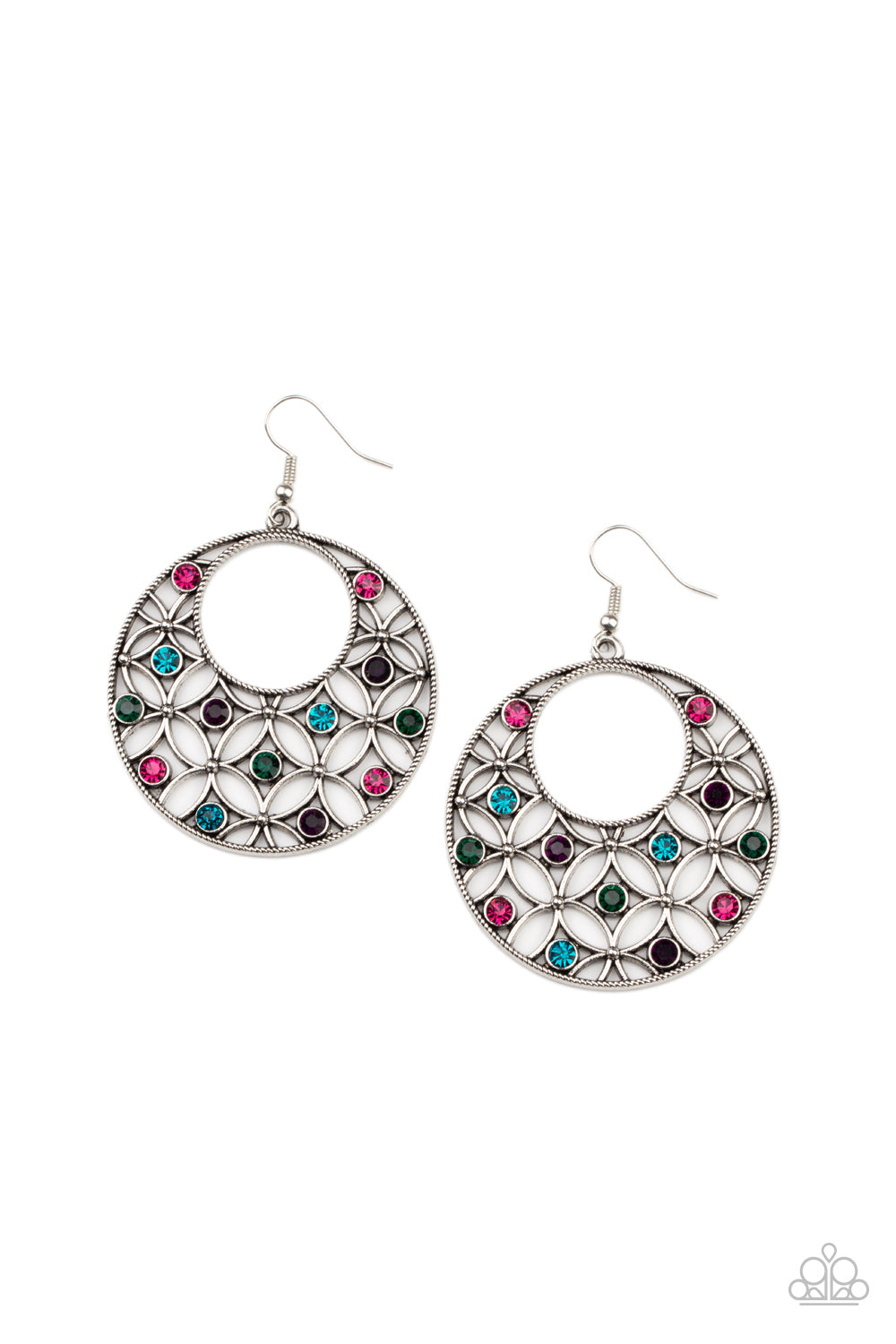Paparazzi - Garden Garnish - Multi Earrings