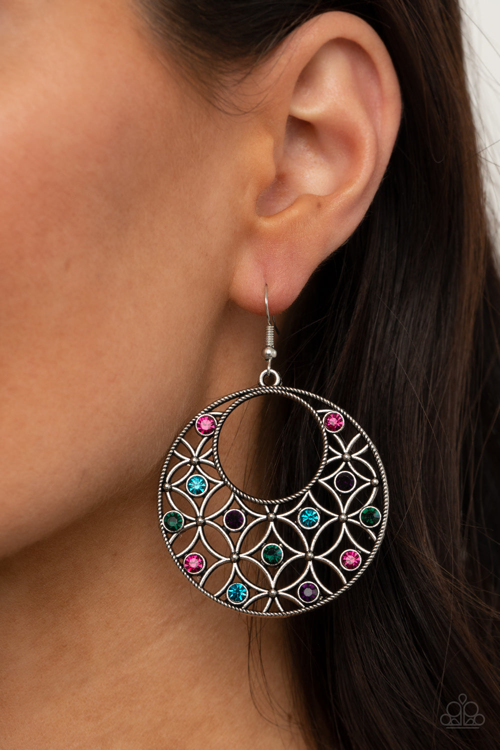Paparazzi - Garden Garnish - Multi Earrings