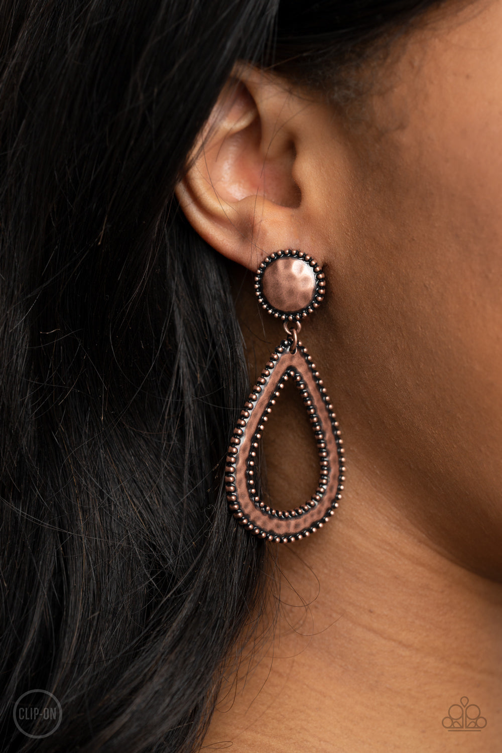 Paparazzi - Beyond The Borders - Copper Earrings