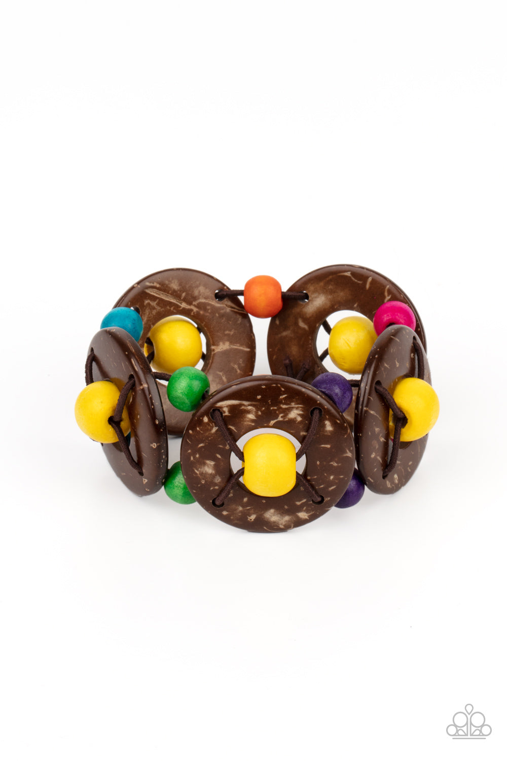 Paparazzi- Island Adventure - Multi Wooden Bracelet
