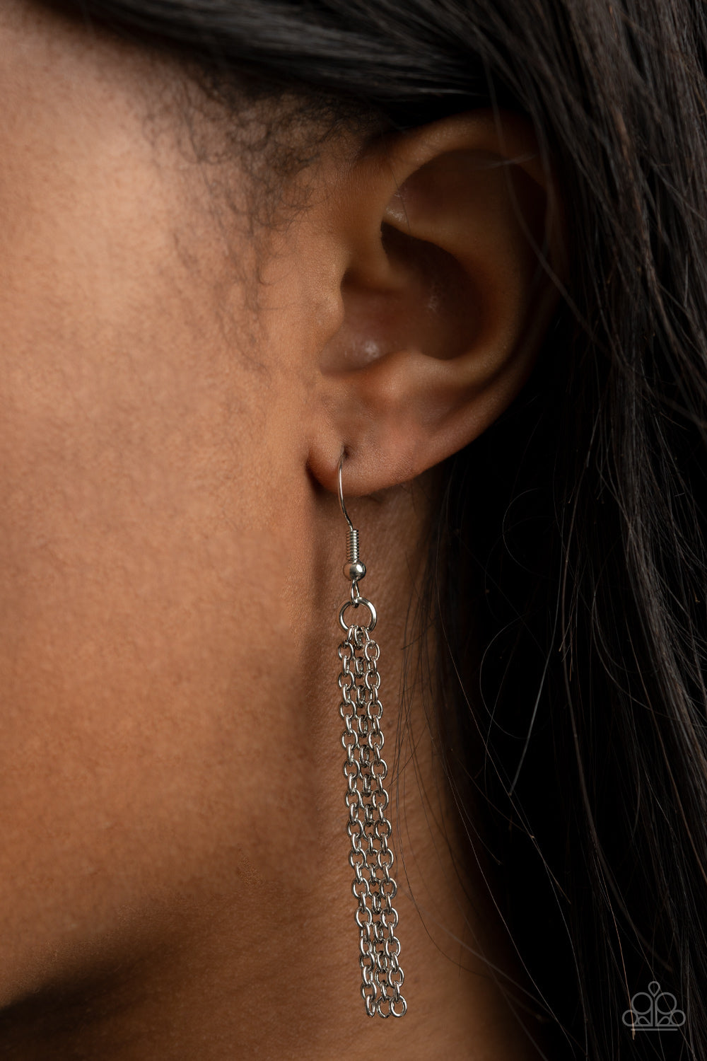 Paparazzi - 3-D Drama - Silver Necklace