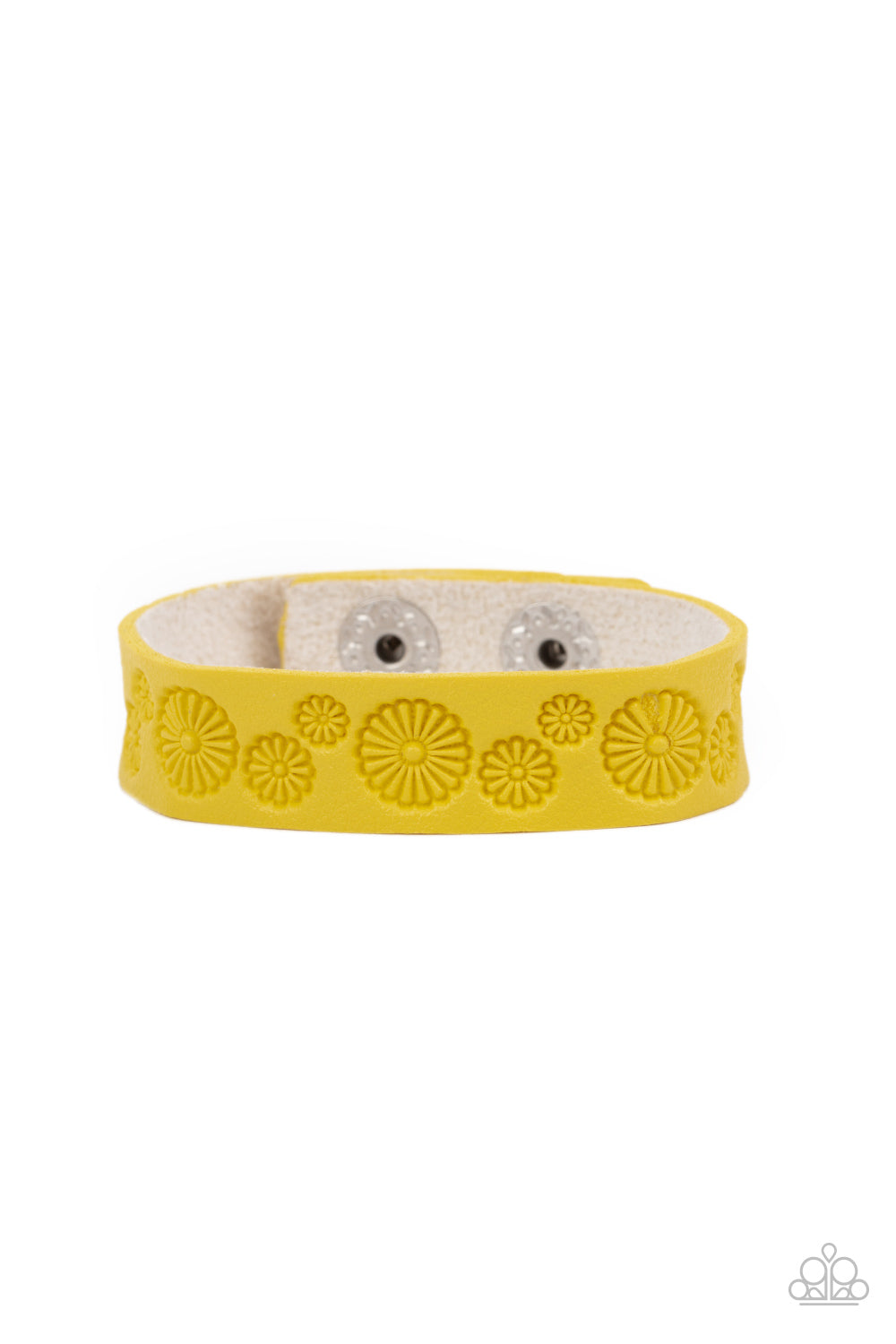Paparazzi - Follow The Wildflowers - Yellow Bracelet