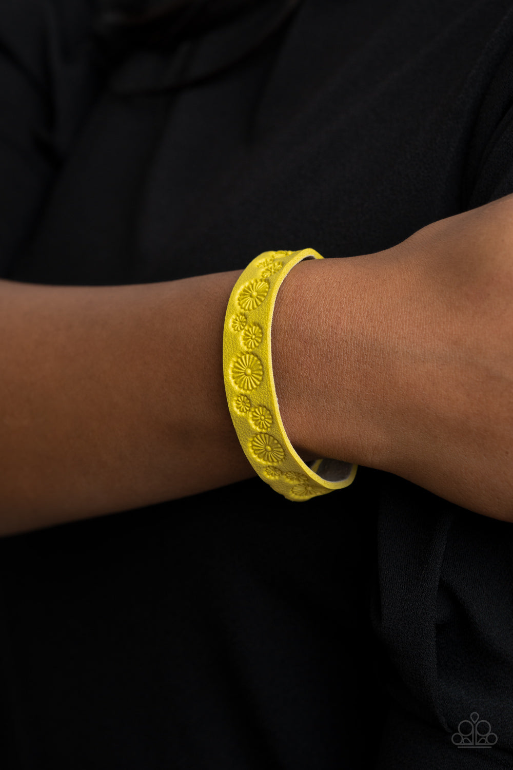 Paparazzi - Follow The Wildflowers - Yellow Bracelet