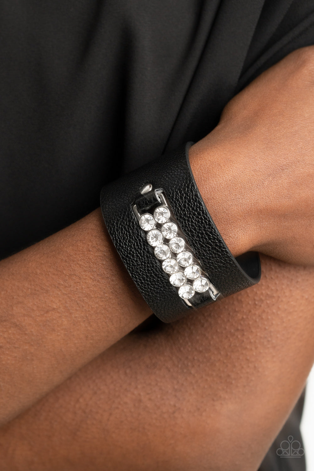 Paparazzi - Runway Rebellion - Black Bracelet