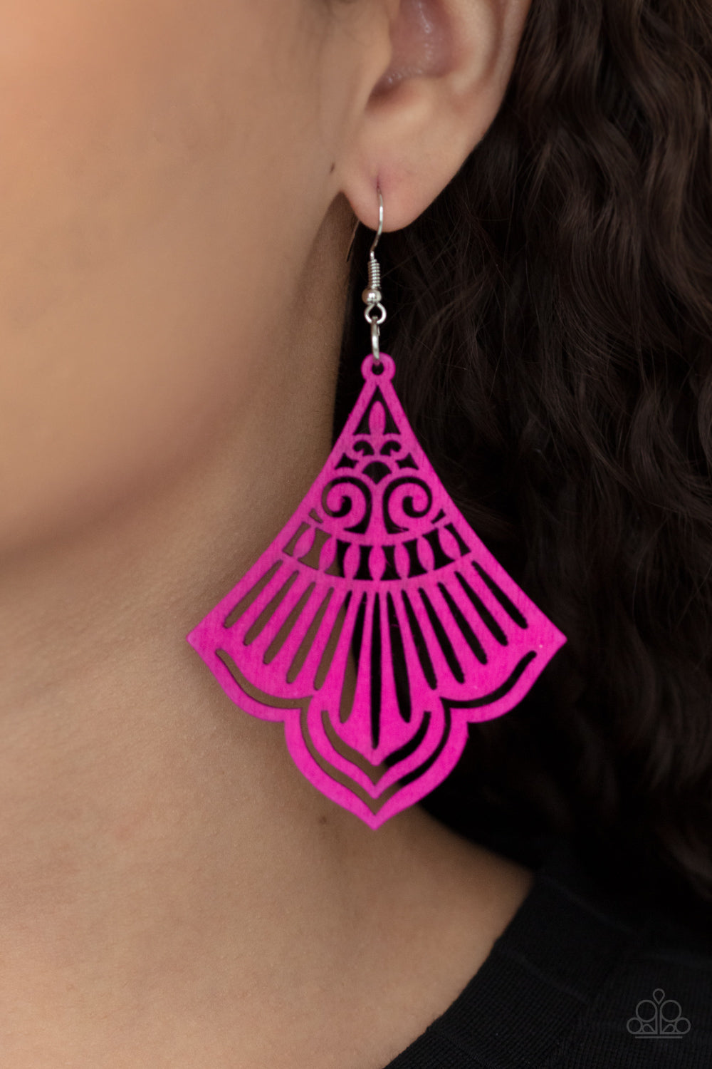 Paparazzi- Eastern Escape - Pink Earrings