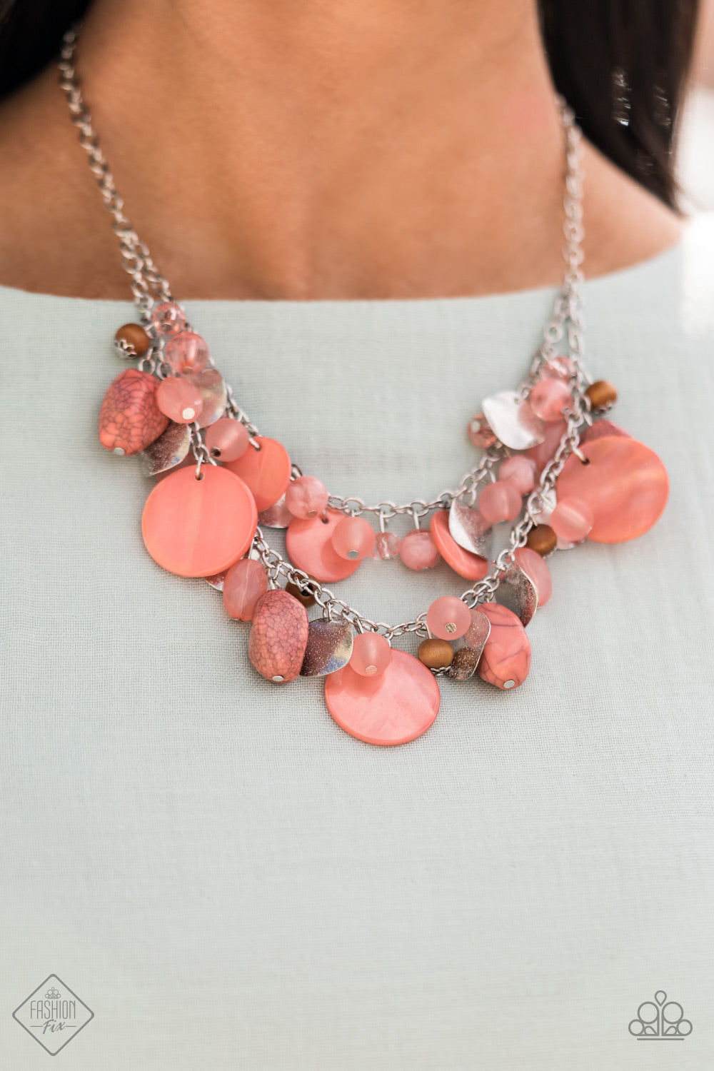 Paparazzi- Spring Goddess - Orange Necklace