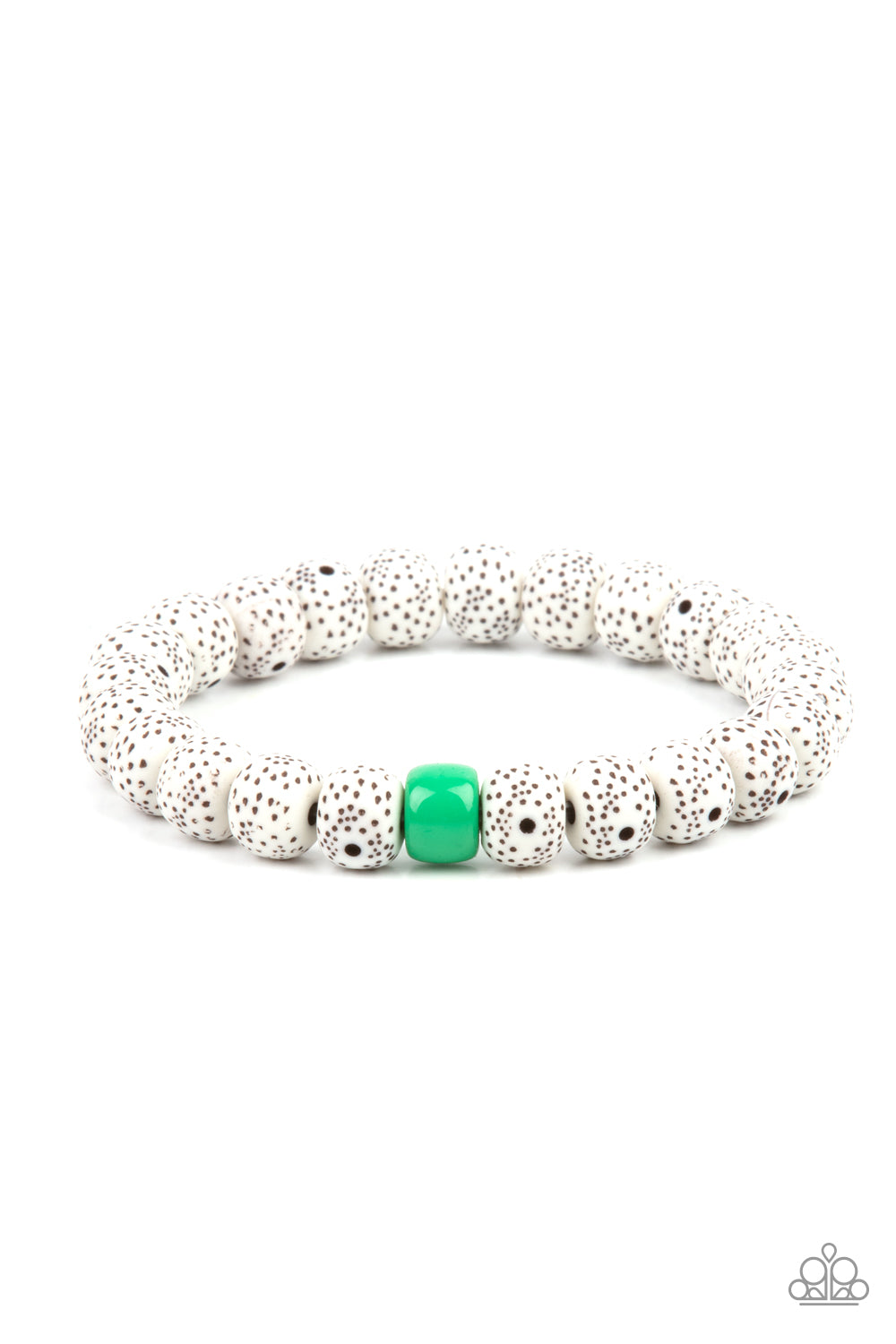 Paparazzi - ZEN Second Rule - Green Bracelet